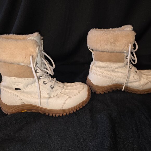 Ugg Australia Adirondack Boot II White Women's Winter Boots - Picture 8 of 15